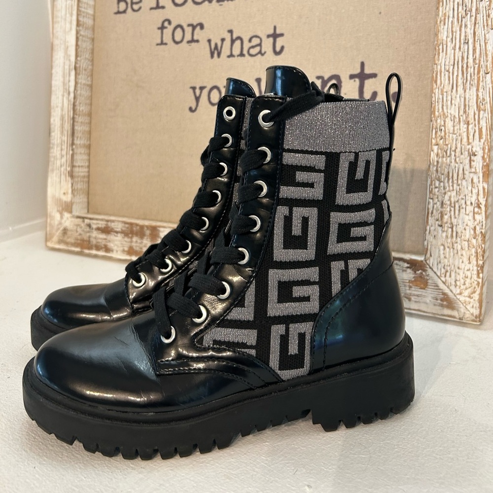 Guess Women’s Olinia Faux Leather Platform Boots